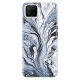 Senada Oppo A73 İle Uyumlu Kılıf Silikon Desenli Tam Koruma Resimli Kapak Lüks Mermer
