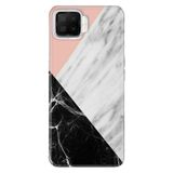 Senada Oppo A73 İle Uyumlu Kılıf Silikon Desenli Tam Koruma Resimli Kapak Siyah Pembe Beyaz Mermer