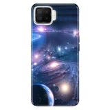 Senada Oppo A73 İle Uyumlu Kılıf Silikon Desenli Tam Koruma Resimli Kapak Uzay Boşluğu