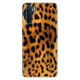 Senada Oppo A91 İle Uyumlu Kılıf İle Uyumlu Kılıf Silikon Desenli Tam Koruma Resimli Kapak Leopar Kürk