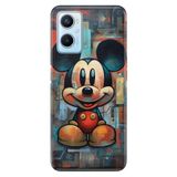 Senada Oppo A96 ile Uyumlu Kılıf Resimli Desenli Silikon 05MickeySmile1111