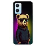 Senada Oppo A96 ile Uyumlu Kılıf Resimli Desenli Silikon Cool Teddy