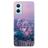Senada Oppo A96 ile Uyumlu Kılıf Resimli Desenli Silikon Enjoy Life