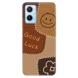 Senada Oppo A96 ile Uyumlu Kılıf Resimli Desenli Silikon Good Luck
