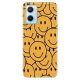 Senada Oppo A96 ile Uyumlu Kılıf Resimli Desenli Silikon Gülen Emoji