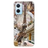 Senada Oppo A96 ile Uyumlu Kılıf Resimli Desenli Silikon Paris