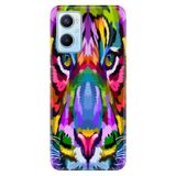 Senada Oppo A96 ile Uyumlu Kılıf Resimli Desenli Silikon Retro Aslan