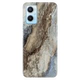 Senada Oppo A96 ile Uyumlu Kılıf Resimli Desenli Silikon Safari Mermer