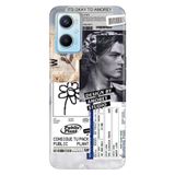 Senada Oppo A96 İle Uyumlu Kılıf Silikon Desenli Tam Koruma Resimli Kapak Amorey