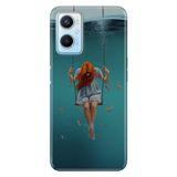 Senada Oppo A96 İle Uyumlu Kılıf Silikon Desenli Tam Koruma Resimli Kapak Aşk Acısı