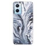 Senada Oppo A96 İle Uyumlu Kılıf Silikon Desenli Tam Koruma Resimli Kapak Lüks Mermer