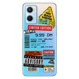 Senada Oppo A96 İle Uyumlu Kılıf Silikon Desenli Tam Koruma Resimli Kapak Mix Sticker