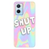 Senada Oppo A96 İle Uyumlu Kılıf Silikon Desenli Tam Koruma Resimli Kapak Shut Up