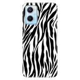 Senada Oppo A96 İle Uyumlu Kılıf Silikon Desenli Tam Koruma Resimli Kapak Zebradeseni