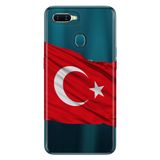 Senada Oppo Ax7 A12 A5S İle Uyumlu Kılıf Silikon Desenli Tam Koruma Resimli Kapak Al Bayrak