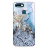 Senada Oppo Ax7 A12 A5S İle Uyumlu Kılıf Silikon Desenli Tam Koruma Resimli Kapak Antic Marble