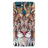 Senada Oppo Ax7 A12 A5S İle Uyumlu Kılıf Silikon Desenli Tam Koruma Resimli Kapak Aslan Mandala