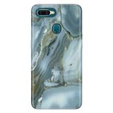 Senada Oppo Ax7 A12 A5S İle Uyumlu Kılıf Silikon Desenli Tam Koruma Resimli Kapak Carlo Mermer