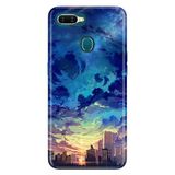 Senada Oppo Ax7 A12 A5S İle Uyumlu Kılıf Silikon Desenli Tam Koruma Resimli Kapak Cloud City
