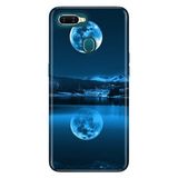 Senada Oppo Ax7 A12 A5S İle Uyumlu Kılıf Silikon Desenli Tam Koruma Resimli Kapak Dolunay Deniz
