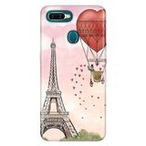 Senada Oppo Ax7 A12 A5S İle Uyumlu Kılıf Silikon Desenli Tam Koruma Resimli Kapak Eiffel/Paris