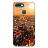 Senada Oppo Ax7 A12 A5S İle Uyumlu Kılıf Silikon Desenli Tam Koruma Resimli Kapak Galata
