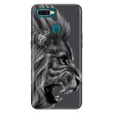 Senada Oppo Ax7 A12 A5S İle Uyumlu Kılıf Silikon Desenli Tam Koruma Resimli Kapak Kara Aslan