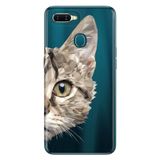 Senada Oppo Ax7 A12 A5S İle Uyumlu Kılıf Silikon Desenli Tam Koruma Resimli Kapak Kedi Prizma