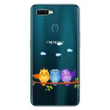 Senada Oppo Ax7 A12 A5S İle Uyumlu Kılıf Silikon Desenli Tam Koruma Resimli Kapak Kuşlar