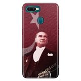 Senada Oppo Ax7 A12 A5S İle Uyumlu Kılıf Silikon Desenli Tam Koruma Resimli Kapak M.K Atatürk