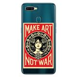 Senada Oppo Ax7 A12 A5S İle Uyumlu Kılıf Silikon Desenli Tam Koruma Resimli Kapak Make Art
