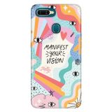Senada Oppo Ax7 A12 A5S İle Uyumlu Kılıf Silikon Desenli Tam Koruma Resimli Kapak Manifest Your Vision