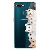 Senada Oppo Ax7 A12 A5S İle Uyumlu Kılıf Silikon Desenli Tam Koruma Resimli Kapak Pisi Pisi Kedi