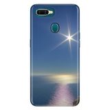 Senada Oppo Ax7 A12 A5S İle Uyumlu Kılıf Silikon Desenli Tam Koruma Resimli Kapak Sakin Deniz