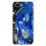 Senada Oppo Ax7 A12 A5S İle Uyumlu Kılıf Silikon Desenli Tam Koruma Resimli Kapak Simli Ametist Taşı