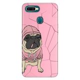 Senada Oppo Ax7 A12 A5S İle Uyumlu Kılıf Silikon Desenli Tam Koruma Resimli Kapak Süslü Tarz Pug