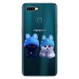 Senada Oppo Ax7 A12 A5S İle Uyumlu Kılıf Silikon Desenli Tam Koruma Resimli Kapak Sweet Kitten