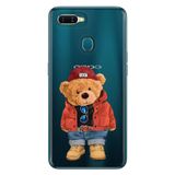 Senada Oppo Ax7 A12 A5S İle Uyumlu Kılıf Silikon Desenli Tam Koruma Resimli Kapak Teddybear