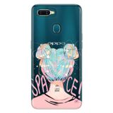Senada Oppo Ax7 A12 A5S İle Uyumlu Kılıf Silikon Desenli Tam Koruma Resimli Kapak Uzaydan Gelen Kız