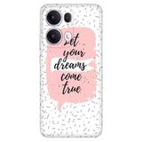 Senada Oppo Reno 13 Pro İle Uyumlu Kılıf Oppo Dekoratif Silikon Baskılı Kapak Let Dream Love