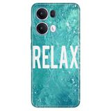 Senada Oppo Reno 13 Pro İle Uyumlu Kılıf Oppo Dekoratif Silikon Baskılı Kapak Relax Mermer