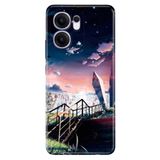 Senada Oppo Reno 13F 5G İle Uyumlu Kılıf Dekoratif Silikon Baskılı Kapak Empire State