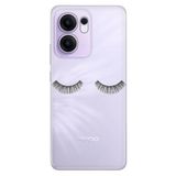 Senada Oppo Reno 13F 5G İle Uyumlu Kılıf Dekoratif Silikon Baskılı Kapak Masum Kirpik