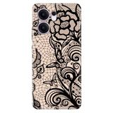 Senada Oppo Reno 13F 5G İle Uyumlu Kılıf Dekoratif Silikon Baskılı Kapak Pink Mandala