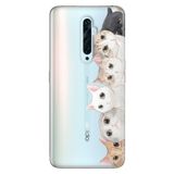 Senada Oppo Reno 2Z İle Uyumlu Kılıf Silikon Desenli Tam Koruma Resimli Kapak Pisi Pisi Kedi