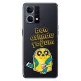 Senada Oppo Reno 7 4G ile Uyumlu Kılıf Desenli Baskılı Silikon Ben Aslında Yoğum