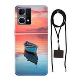 Senada Oppo Reno 7 4G ile Uyumlu Kılıf Gidelim Buralardan Silikon İpli Boyun Askı Aparatı