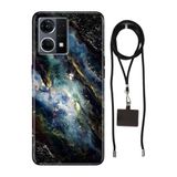 Senada Oppo Reno 7 4G ile Uyumlu Kılıf Karanlık Silikon İpli Boyun Askı Aparatı