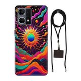 Senada Oppo Reno 7 4G ile Uyumlu Kılıf Magic Silikon İpli Boyun Askı Aparatı