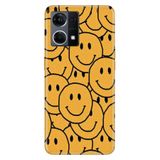 Senada Oppo Reno 7 4G ile Uyumlu Kılıf Resimli Desenli Silikon Gülen Emoji